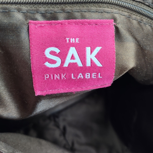 The Sak Rich Brown Shoulder Bag with Gold Accents - Picture 8 of 8